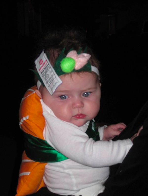 Abstract Grace Ebi Nigiri Baby Sushi Costume Abstract Grace Ebi Nigiri Baby Sushi Costume