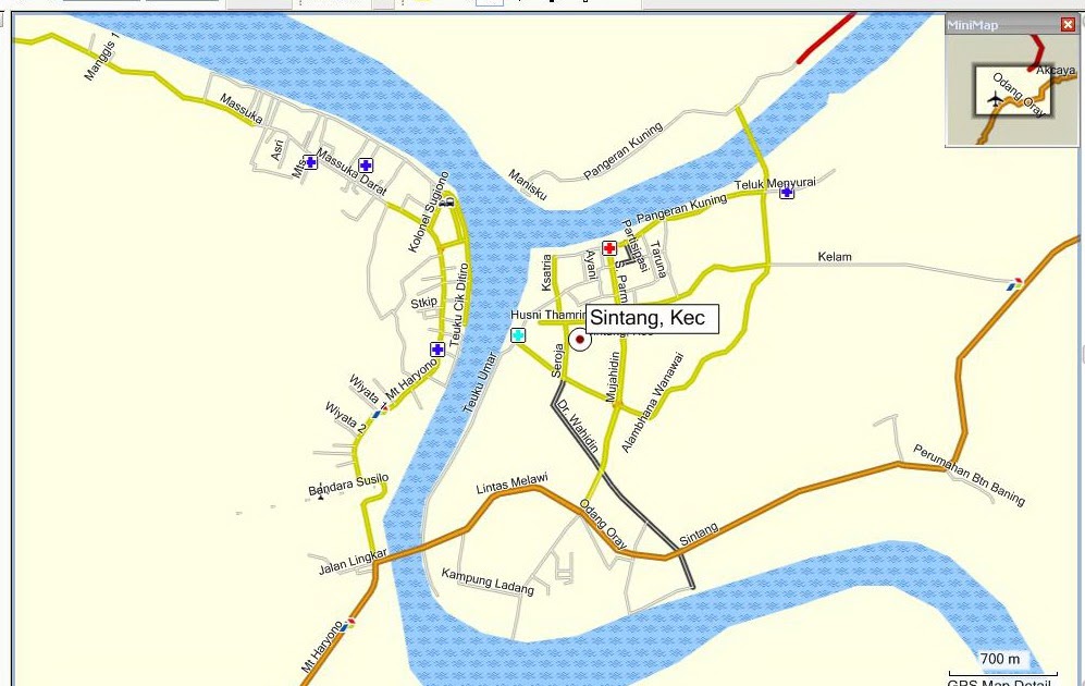 Peta Kota Peta Kota Sintang