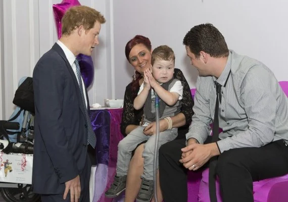 Prince Harry met with all the winners prior to the ceremony and later presented the Inspirational Child 3-6 category.