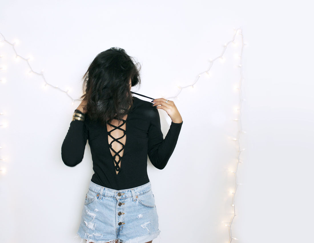 Nava Rose DIY/ LACEUP BODYSUIT
