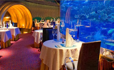 Al Mahara, the fine dining seafood restaurant in Burj Al Arab