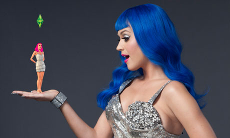 Katy Perry as virtual sim