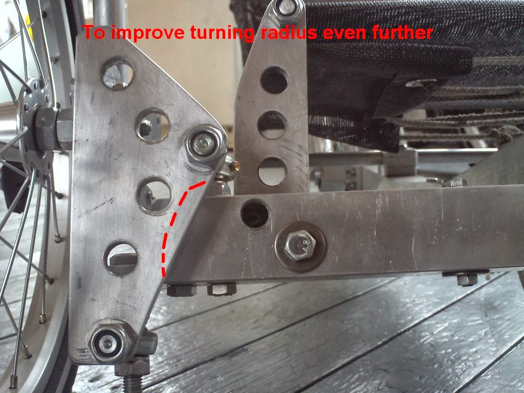 Tribolt Recumbent Trike Steering