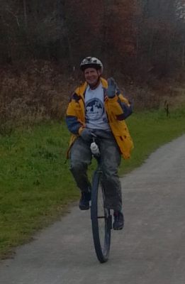 Montour Trail unicycle
