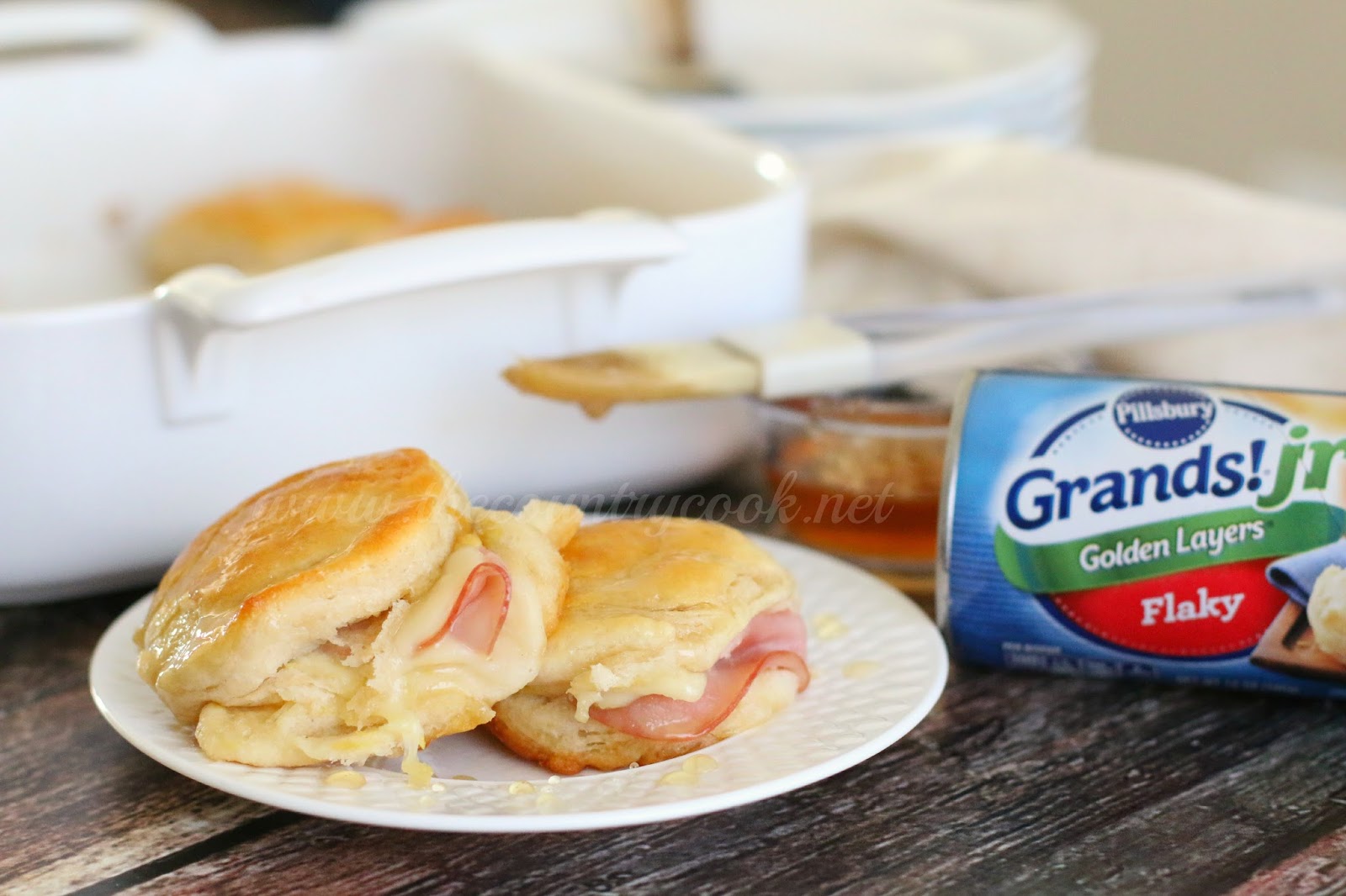 Warm Honey Ham Biscuits The Country Cook