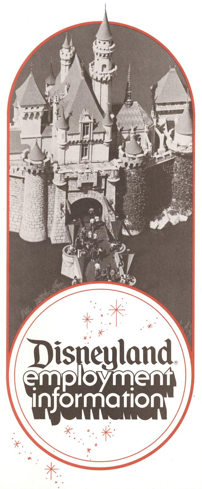 Vintage Disneyland Tickets Disneyland Employment Information