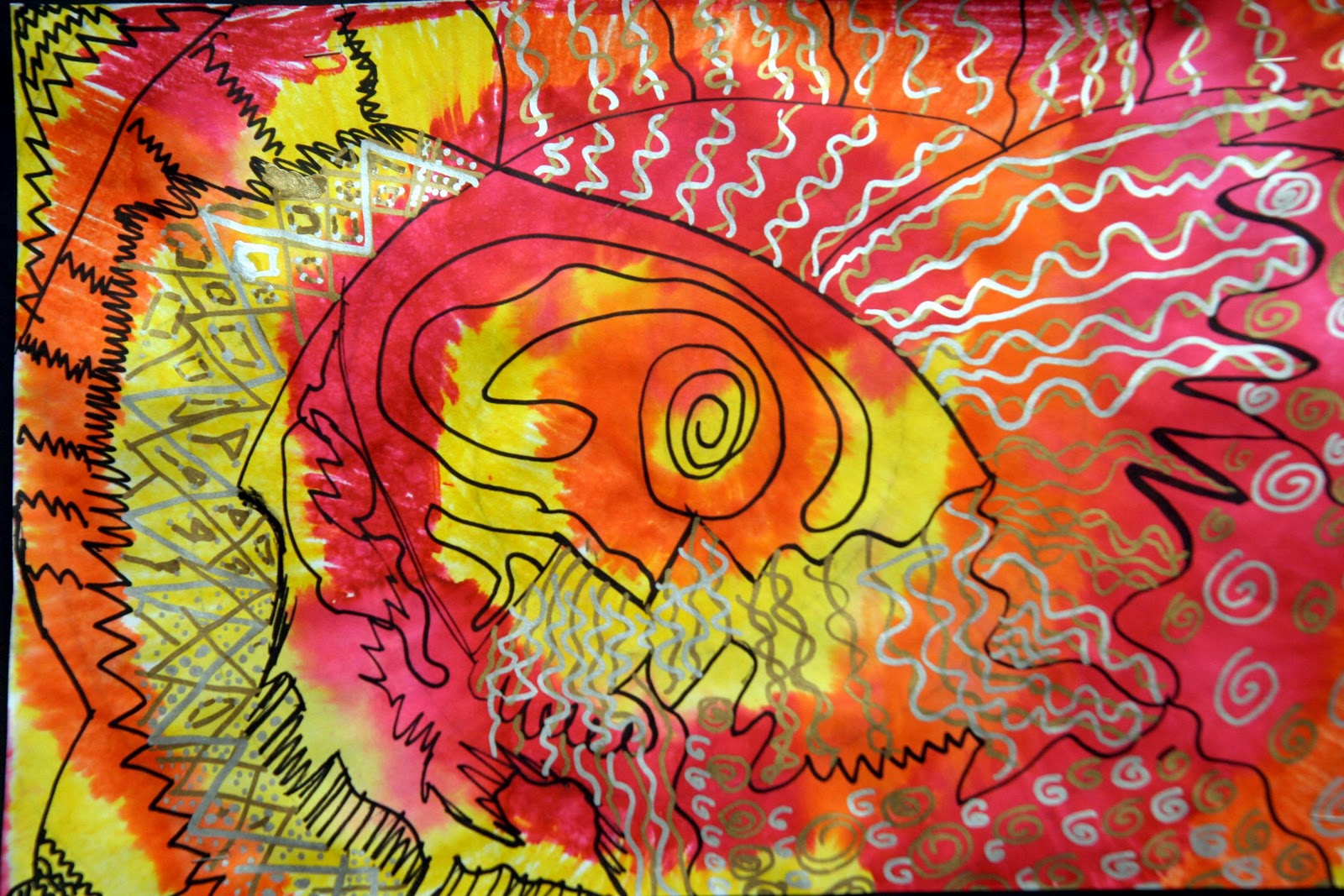 Splish Splash Splatter TyeDye Line Designs