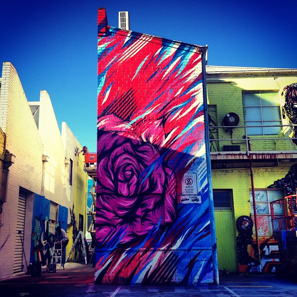 Meggs New Mural in Melbourne, Australia StreetArtNews StreetArtNews