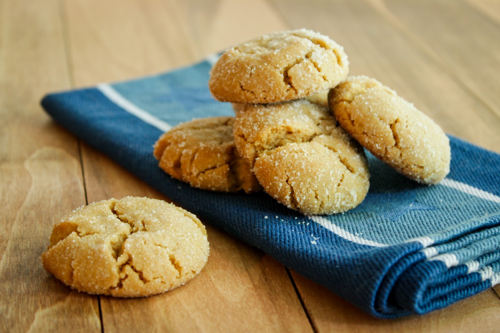 The Busty Baker Chewy Peanut Butter Cookies