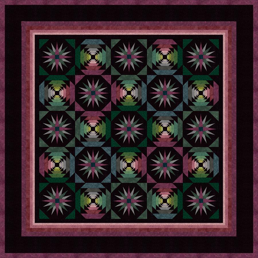 Quilt Inspiration Pineapple delight Pineapple log cabin quilts!
