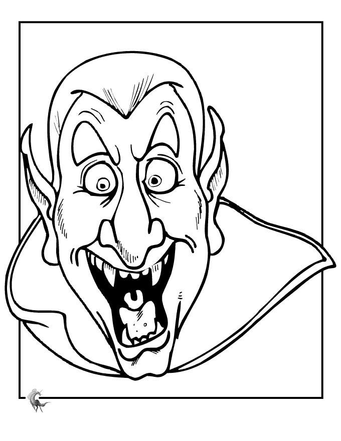 halloween coloring pages: Free Scary Halloween Coloring Pages