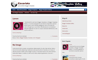 Blogger Template Escarlata