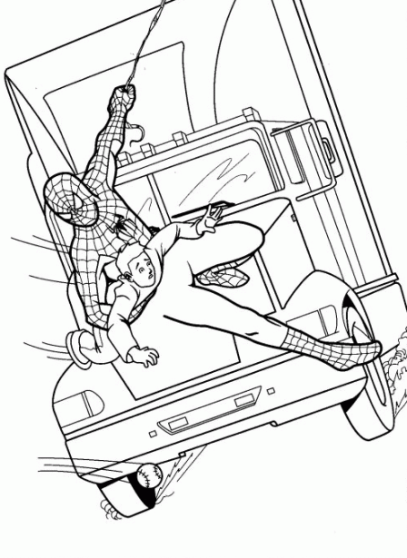 Homem-Aranha para Colorir