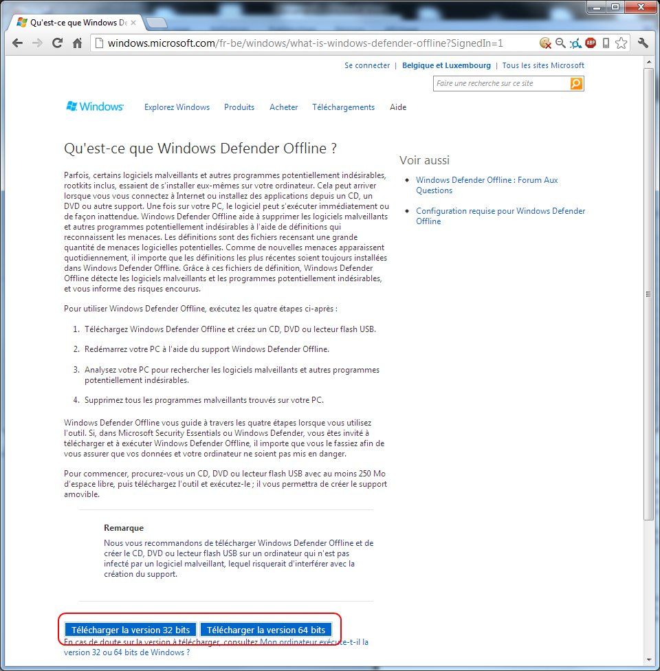 [Windows] Crée une clé USB Bootable Windows Defender Offline