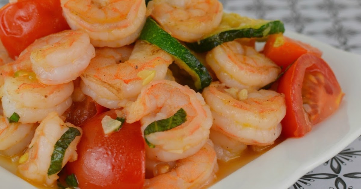 Sauteed Shrimp with Zucchini and Tomatoes Recipe