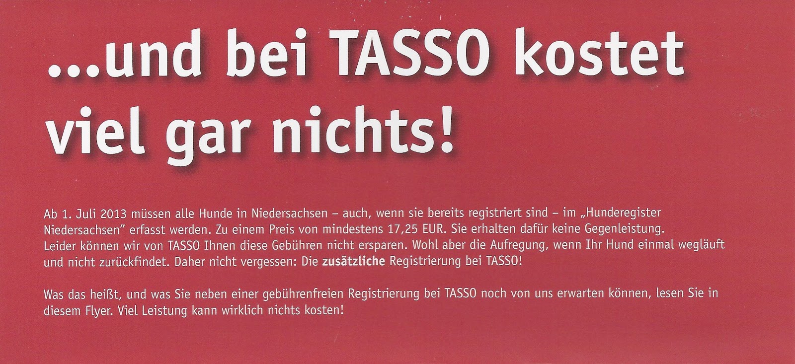 Tierarztpraxis Gusborn Dr. Reinhard Goy Registrierungs und Chip