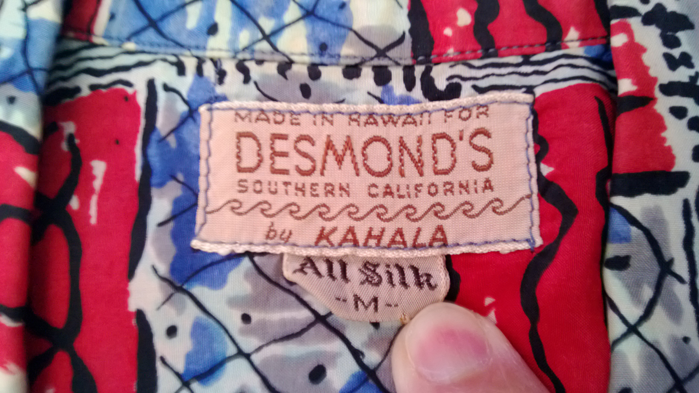 Desmond S | vintage aloha shirts desmond s of southern california by Desmond S | vintage aloha shirts desmond s of southern california by