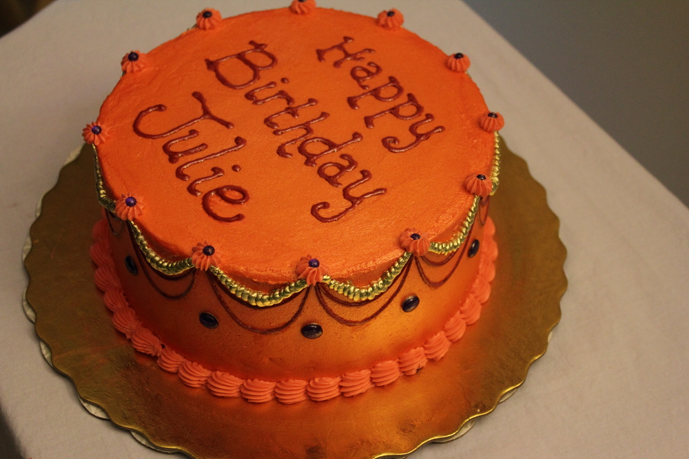 The Cake Engineer Orange Birthday Cake