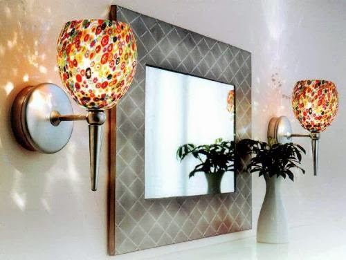 living room interior design: decorate cracks of mirror living room interior design: decorate cracks of mirror