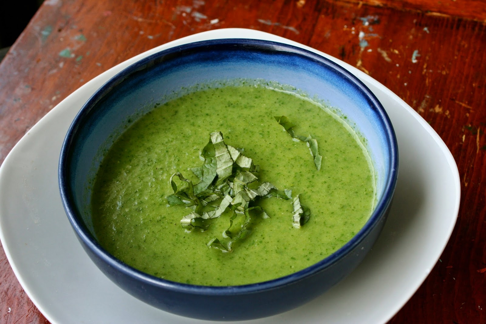 Sweet Luvin' In The Kitchen Zucchini Spinach and Basil Soup