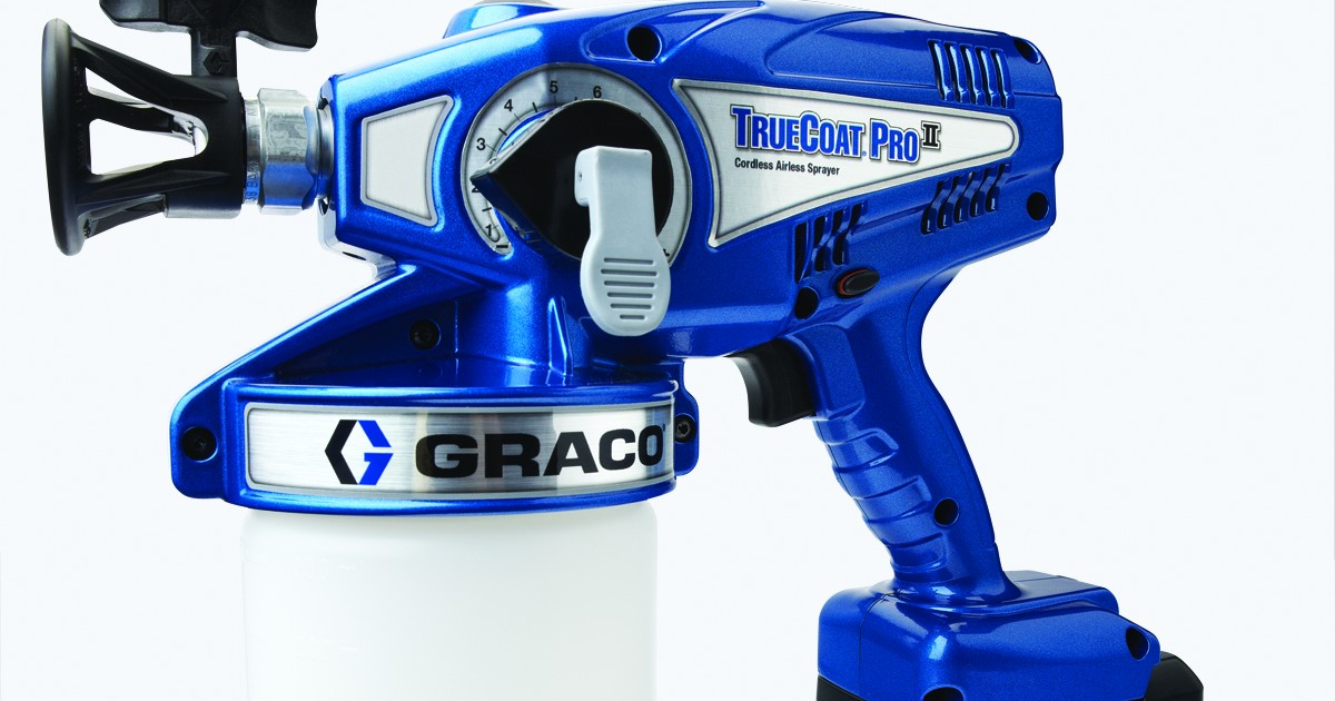 CJ Spray Blog Graco TrueCoat Pro II Cordless Airless Handheld Sprayer