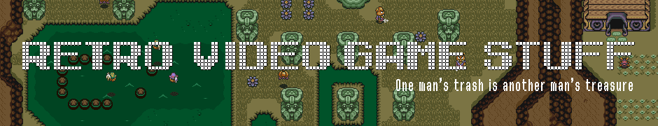 Retro video game stuff