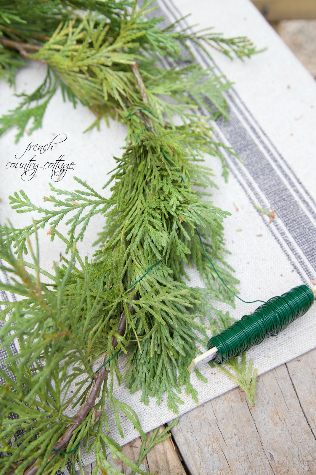 {DIY} Fresh Mixed Garland & Randomness FRENCH COUNTRY COTTAGE