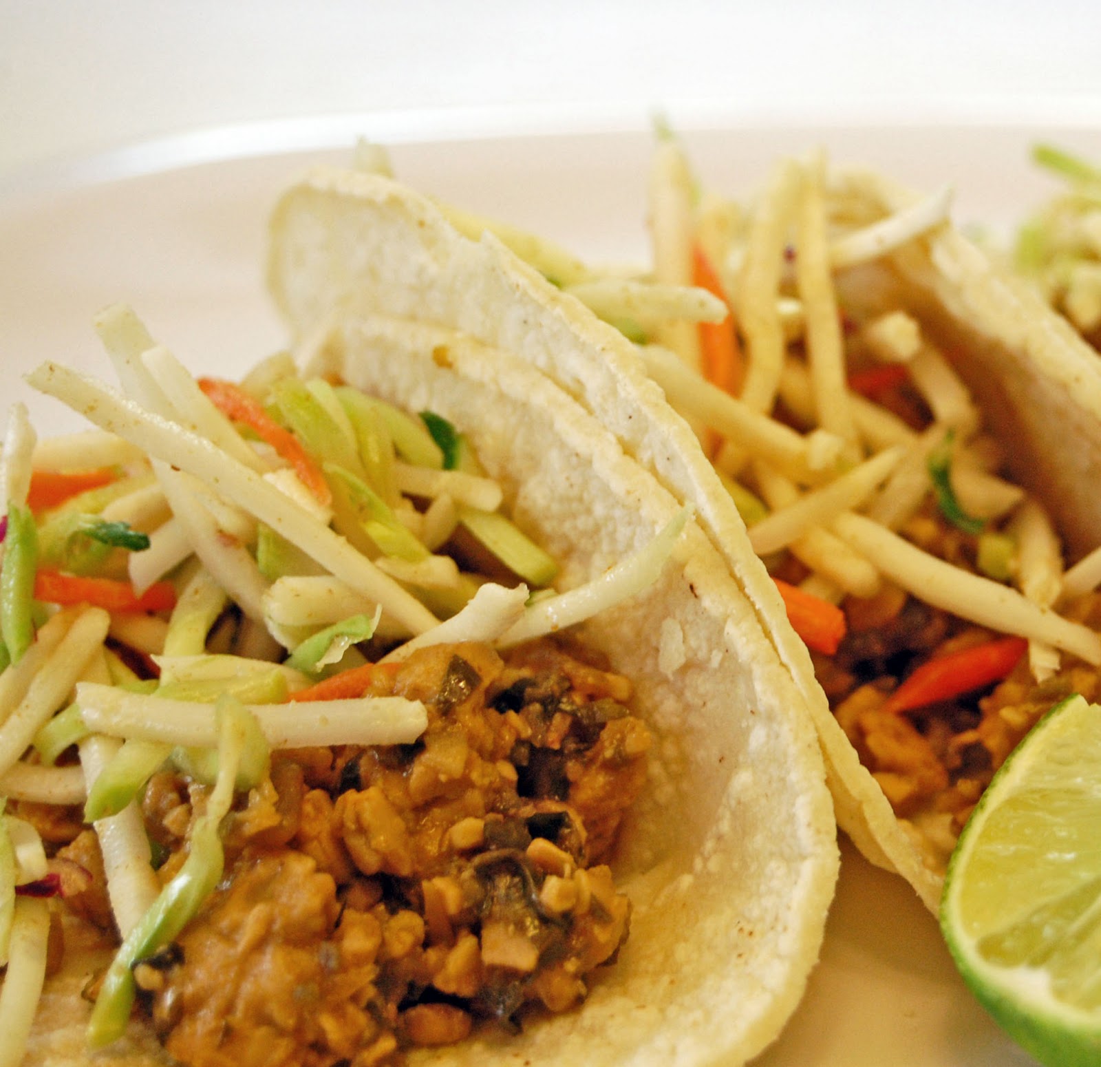 Where's the Beach? Tasty Taco Tusday Lime Cumin Tempeh Tacos
