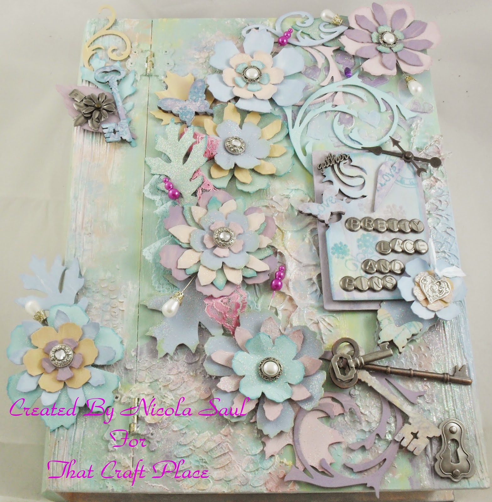Pink Delight Craft That Craft Place DT Project...Mixed Media
