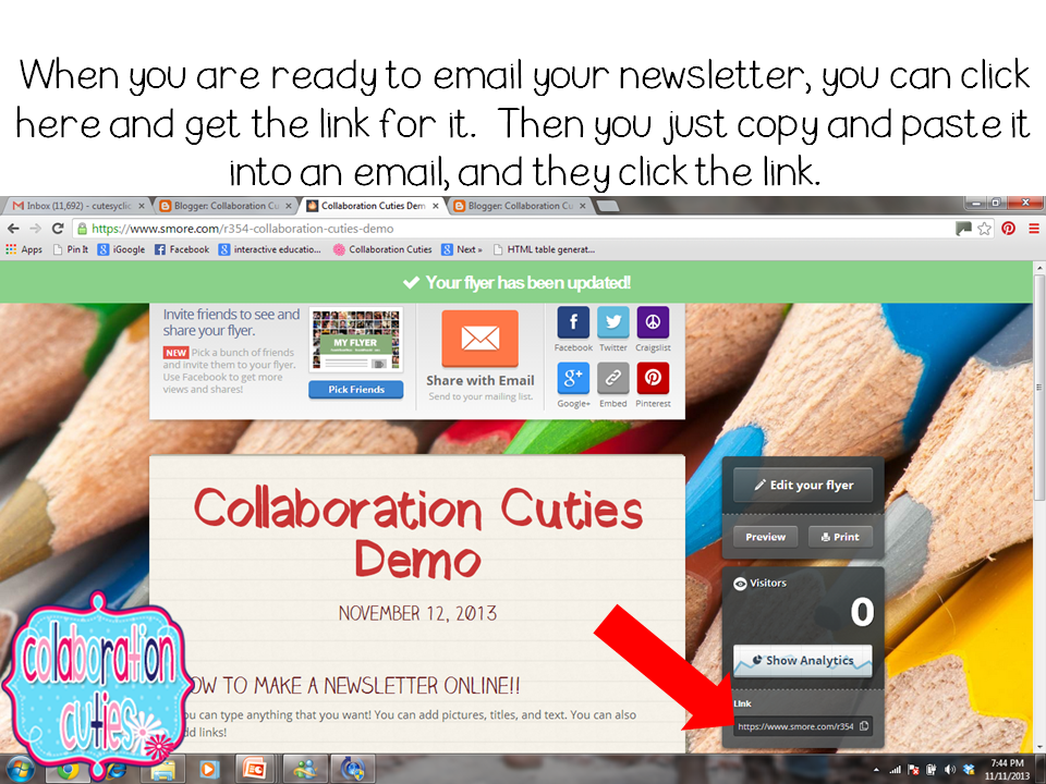 Collaboration Cuties A Free, Online, Newsletter Tool For You To Create