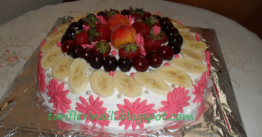 MEYVELİ YAZ PASTASI Tariflerin Dili