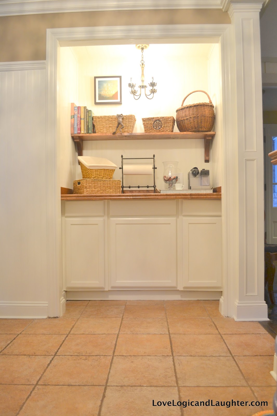 Our New Butler S Pantry Our Coffee Bar Turn A Closet Into A Bar