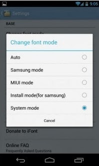 Change font mode Cara Mengganti / Menambah Font di Smartphone Android