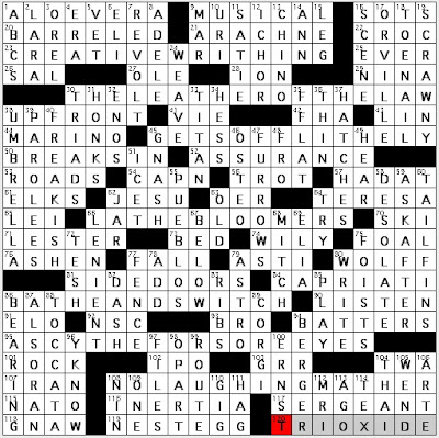 Rex Parker Does The Nyt Crossword Puzzle Blood Of Greek Gods Sun 4 28 13 Bygone Chevy Van 1976 Album With Palindromic Title Sci Fi Author Del Rey Author Media