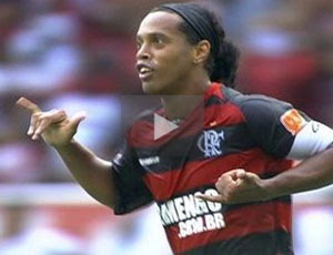 Gol olímpico de Ronaldinho con el Flamengo