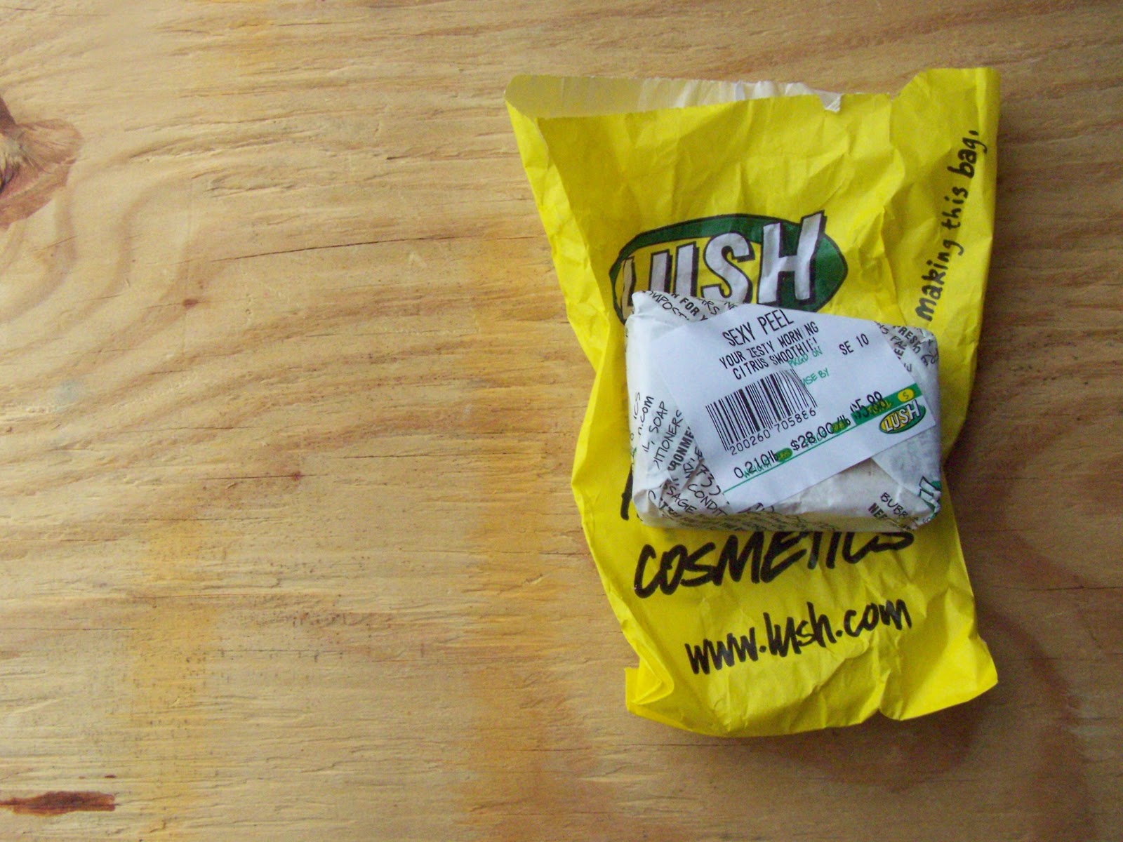 Dream Something Up Product ReviewLush Sexy Peel Soap