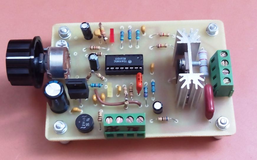 схема управления двигателем на tda1085 печатная плата