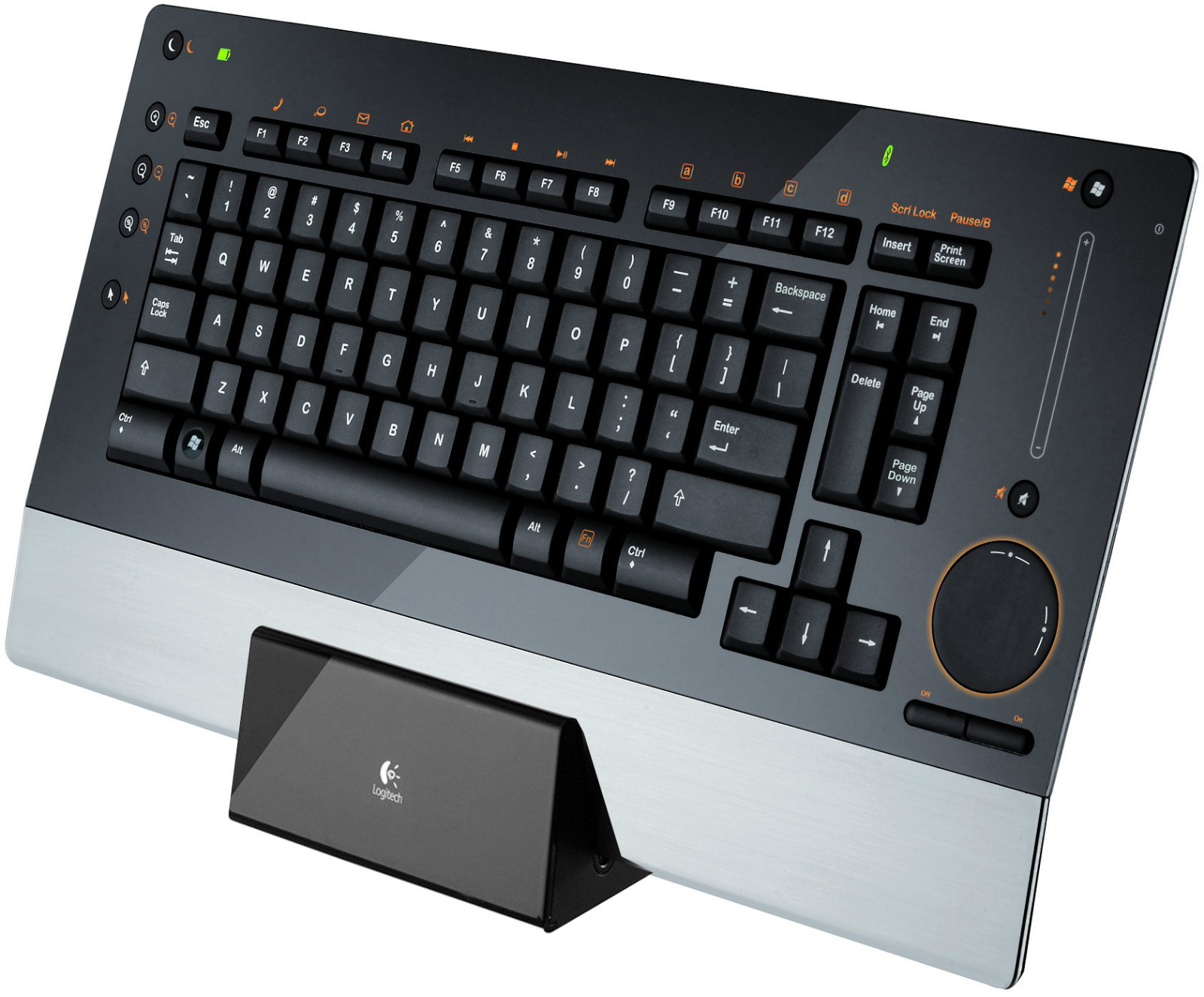 Today I have been mostly playing computers Logitech Dinovo keyboard