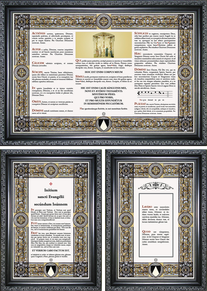 Altar Card Artistry Dominican Rite Requiem Altar Cards Just Released