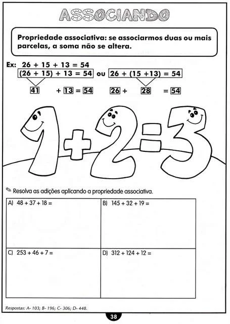 atividades de matematica adição 4 ano