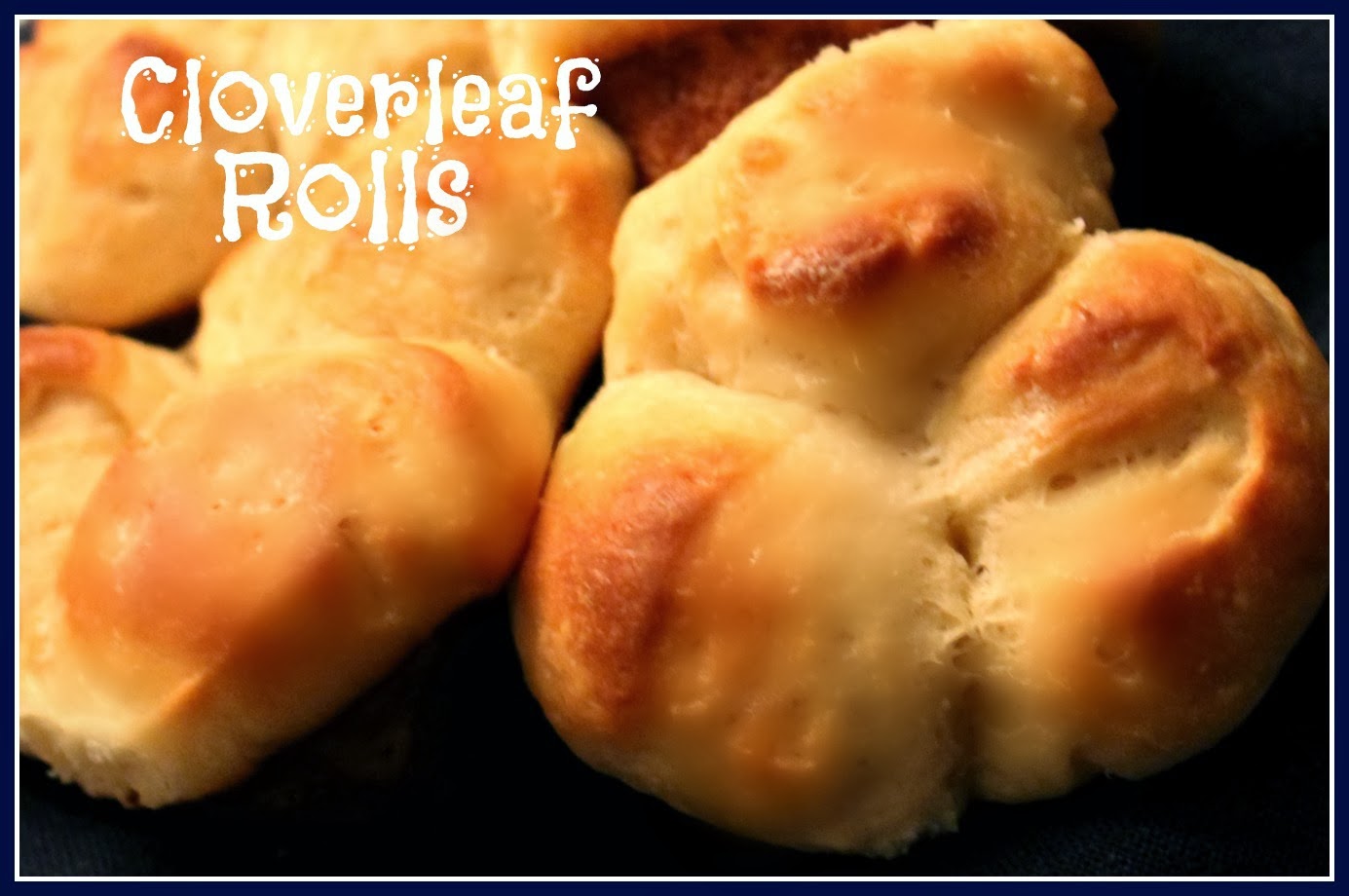 Sweet Tea and Cornbread Cloverleaf Yeast Rolls!