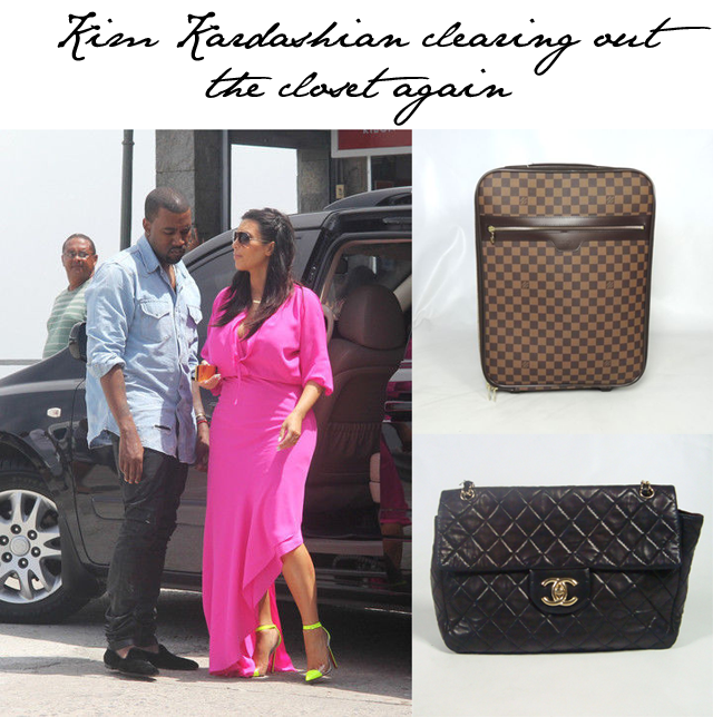 Kim Kardashian's handbag wardrobe is truly a sight to behold
