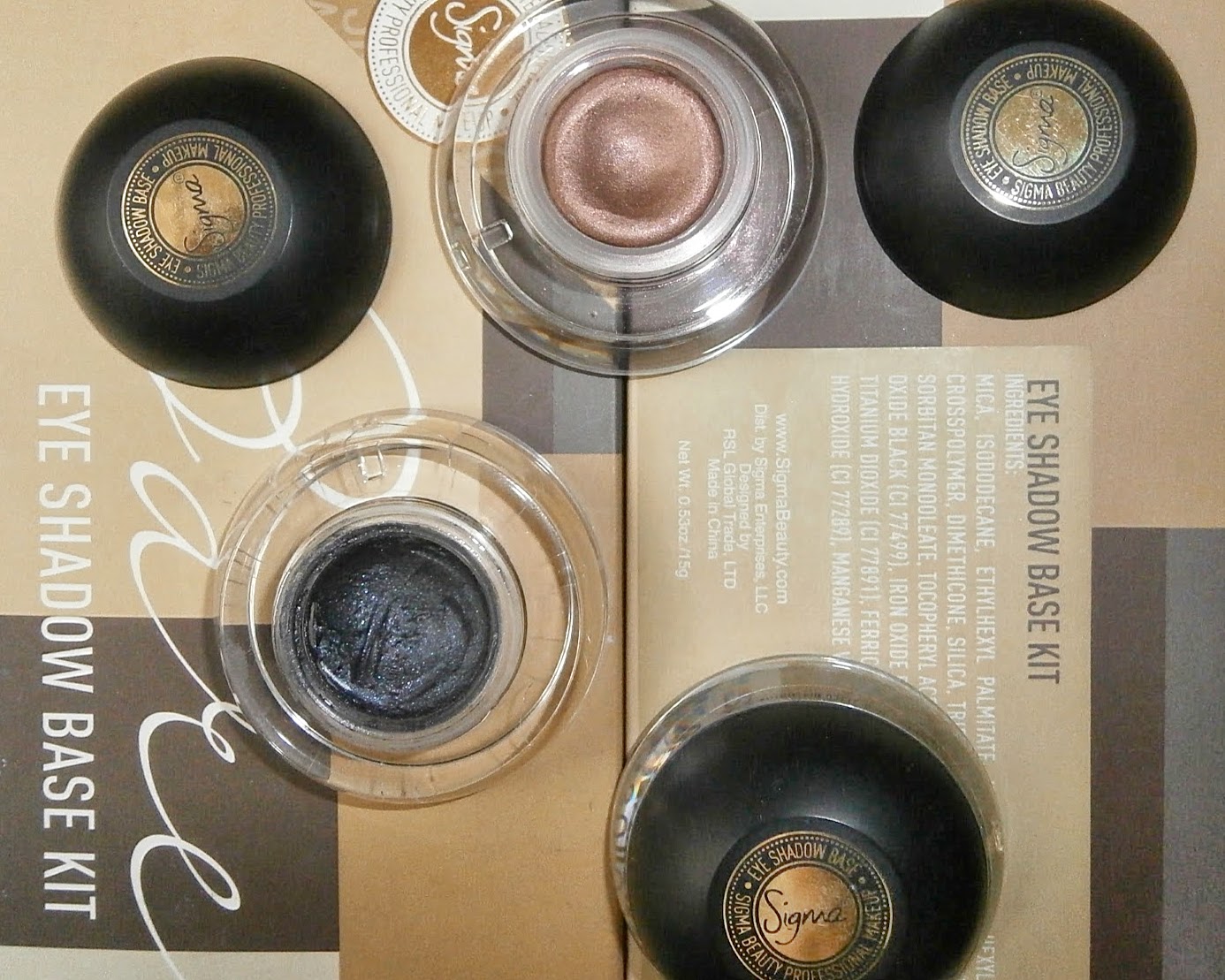 Sigma eye shadow bases BEAUTY FINE PRINT