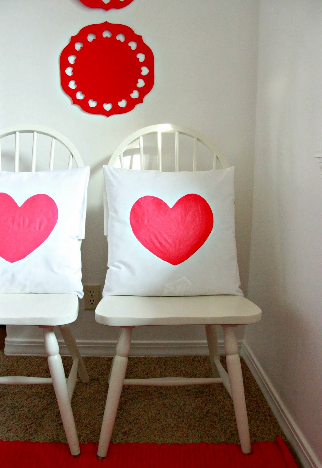 Larissa Another Day Pillowcase Heart Envelope Throwpillow