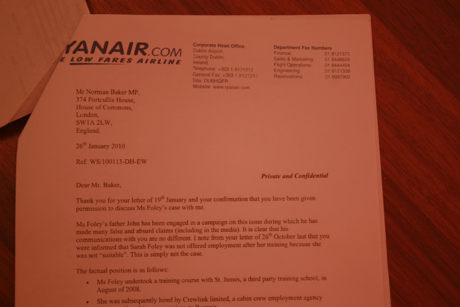 Curriculum vitae ryanair picture