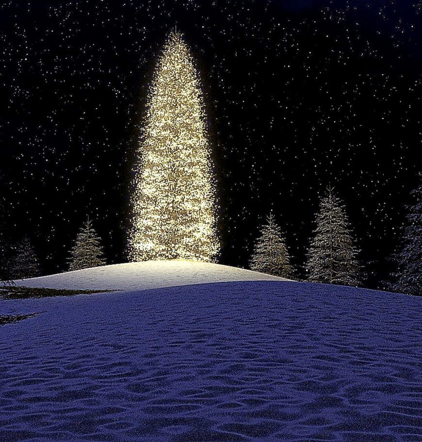 Glowing Christmas Tree Wallpapers Design Glowing Christmas Tree Wallpapers Design