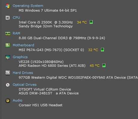 Pc Specs