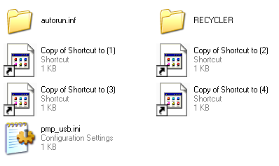 Virus copy shorcut Virus copy shorcut