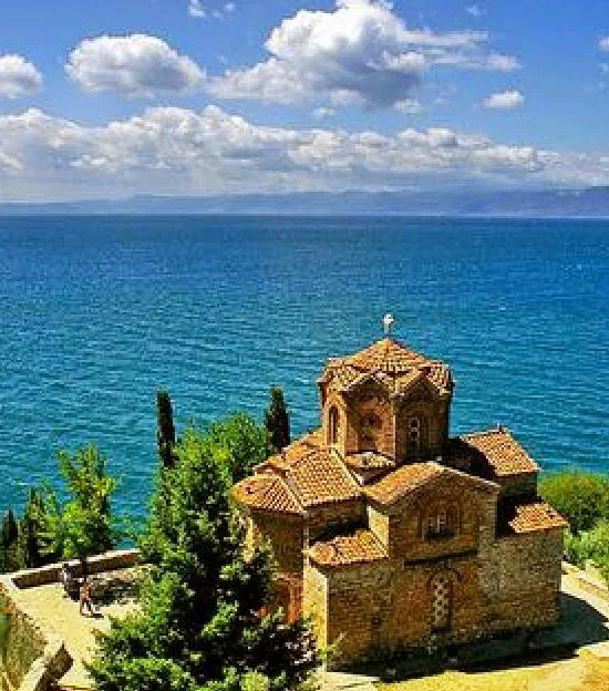 Lake Ohrid Europe's deepest and oldest lake,Macedonia, 