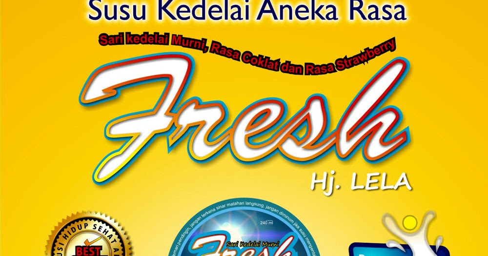 Contoh Brosur Susu Kedelai
